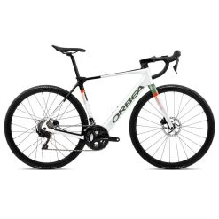 Orbea GAIN M30 105 Carbon Electric Road Bike - 2023 - White Chic - Green Artichoke (gloss)