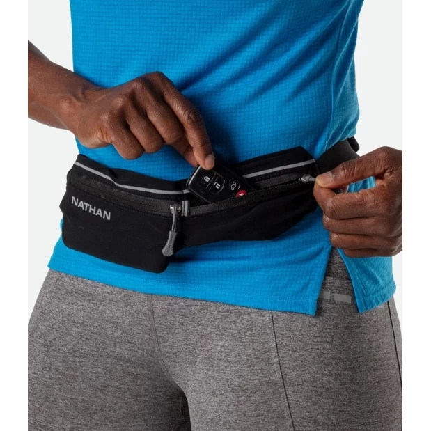 Nathan Sports Mirage Pak Plus Running Belt - Black 8 Nathan Sports Mirage Pak Plus Running Belt - Black - Image 6