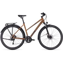CUBE NATURE Pro Allroad - Women Cross Bike - 2023 - Gold / Black A00