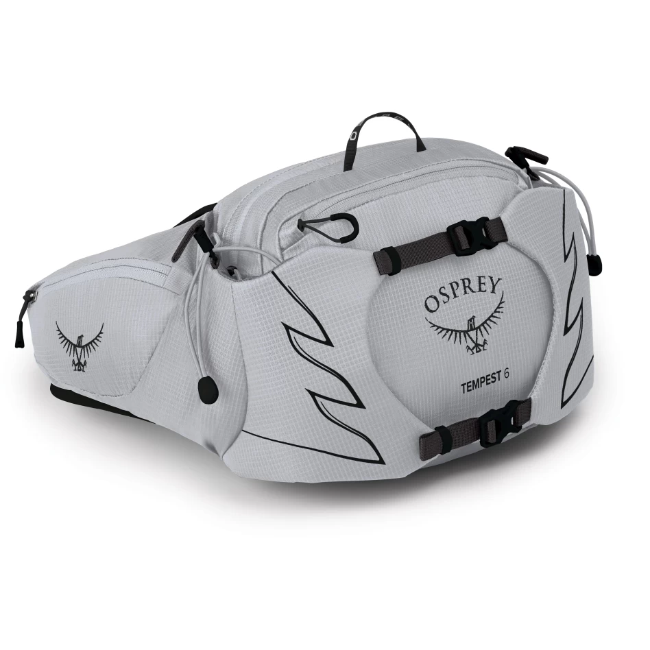 Osprey Tempest 6 Women's Waist Pack - Aluminum Grey 3 Osprey Tempest 6 Women's Waist Pack - Aluminum Grey