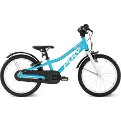 Puky CYKE 18 Children's Bike - 18" | 1 Gear - Fresh Blue/white -Cycle Parts Shop puky cyke 18 1 gang fresh blue side 1324040