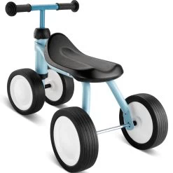 Puky PUKYlino Children's Balance Bike - Retro Blue -Cycle Parts Shop puky pukylino childrens balance bike blue rear 1326897