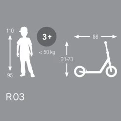 Puky R 03 Scooter - White/pink -Cycle Parts Shop puky r 03 specs 885681 1