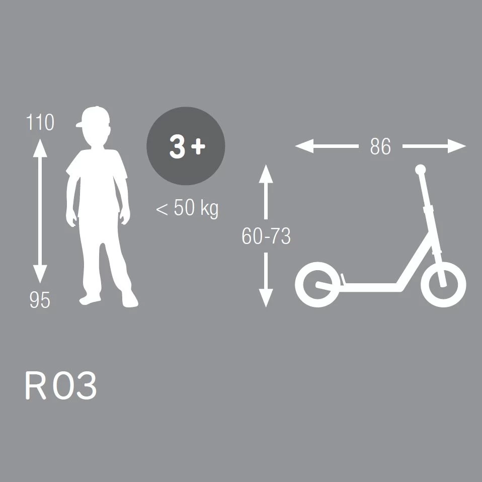 Puky R 03 Scooter - Sky Blue 4 Puky R 03 Scooter - Sky Blue - Image 2