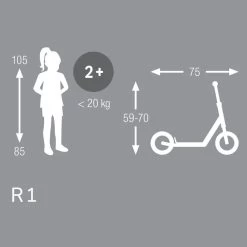 Puky R 1 Scooter - Rosé -Cycle Parts Shop puky r 1 885648