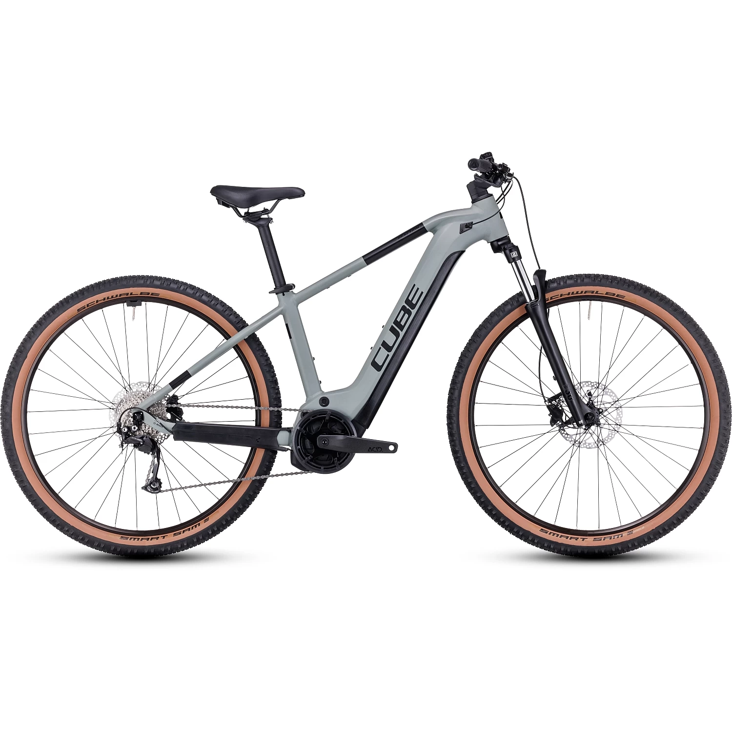 CUBE REACTION HYBRID Performance 500 - Electric Mountain Bike - 2023 - Swampgrey / Black 3 CUBE REACTION HYBRID Performance 500 - Electric Mountain Bike - 2023 - Swampgrey / Black