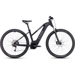 CUBE REACTION HYBRID Performance 625 - Women Electric Mountain Bike - 2023 - Black / Grey