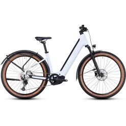 CUBE REACTION HYBRID Pro 500 Allroad - 27.5" Easy Entry Electric Mountain Bike - 2023 - Flashwhite / Black