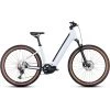 CUBE REACTION HYBRID Pro 750 - 27.5" Easy Entry Electric Mountain Bike - 2023 - Flashwhite / Black -Cycle Parts Shop reaction hybrid pro easy entry flashwhite black 1391592