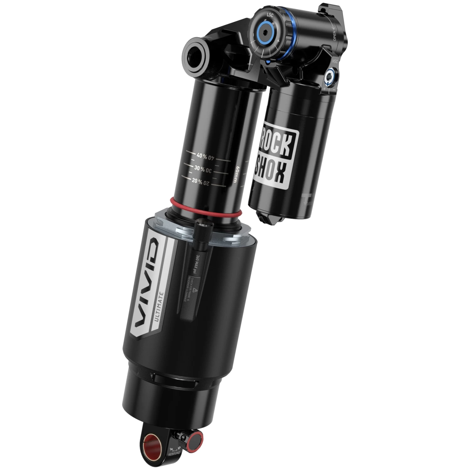RockShox Vivid Ultimate Rear Shock - DebonAir | TouchDown RC2T | Trunnion | C1 - 225mm 3 RockShox Vivid Ultimate Rear Shock - DebonAir | TouchDown RC2T | Trunnion | C1 - 225mm