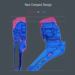 Shimano Ultegra Di2 FD-R8150 Front Derailleur - 2x12-speed - Black -Cycle Parts Shop shimano ultegra di2 fd r8150 front derailleur 4 1055783