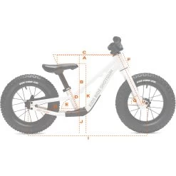 Shotgun Dirt Hero - 14" Children's Balance Bike - White -Cycle Parts Shop shotgun kids ride dirt hero 12 childrens running bike white 7 1474103
