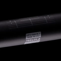 Sixpack Millenium 785 Dirt Edition MTB Riser Handlebar - 31.8mm - Stealth Black -Cycle Parts Shop sixpack racing millenium785 318 handlebar black details 1205114