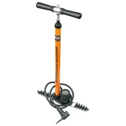 SKS Rennkompressor Floor Pump With Multivalve Head - Orange