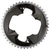SRAM Force Chainring - 107mm | 2x12-speed | D1 - Outside | 46 Teeth | Black/Polar Grey -Cycle Parts Shop sram force outer chainring 107mm 2 12 speed 1387590