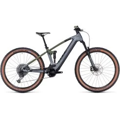 CUBE STEREO HYBRID 120 TM 750 - Electric Mountainbike - 2023 - Flashgrey / Olive