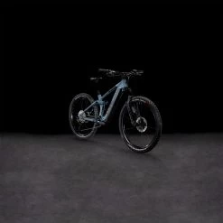 CUBE STEREO HYBRID 140 HPC ABS 750 - Carbon Electric Mountainbike - 2023 - Smaragdgrey / Blue -Cycle Parts Shop stereo hybrid 140 hpc abs 750 smaragdgrey blue 3 1460281