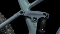 CUBE STEREO HYBRID 140 HPC ABS 750 - Carbon Electric Mountainbike - 2023 - Smaragdgrey / Blue -Cycle Parts Shop stereo hybrid 140 hpc abs 750 smaragdgrey blue 7 1460285