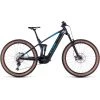 CUBE STEREO HYBRID 140 HPC SLX 750 - Carbon Electric Mountainbike - 2023 - Liquidblue / Blue -Cycle Parts Shop stereo hybrid 140 hpc slx liquidblue blue 1379661
