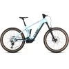 CUBE STEREO HYBRID 160 HPC Race 750 - 27.5" Carbon Electric Mountainbike - 2023 - Iceblue / Black -Cycle Parts Shop stereo hybrid 160 hpc race iceblue black 1369474