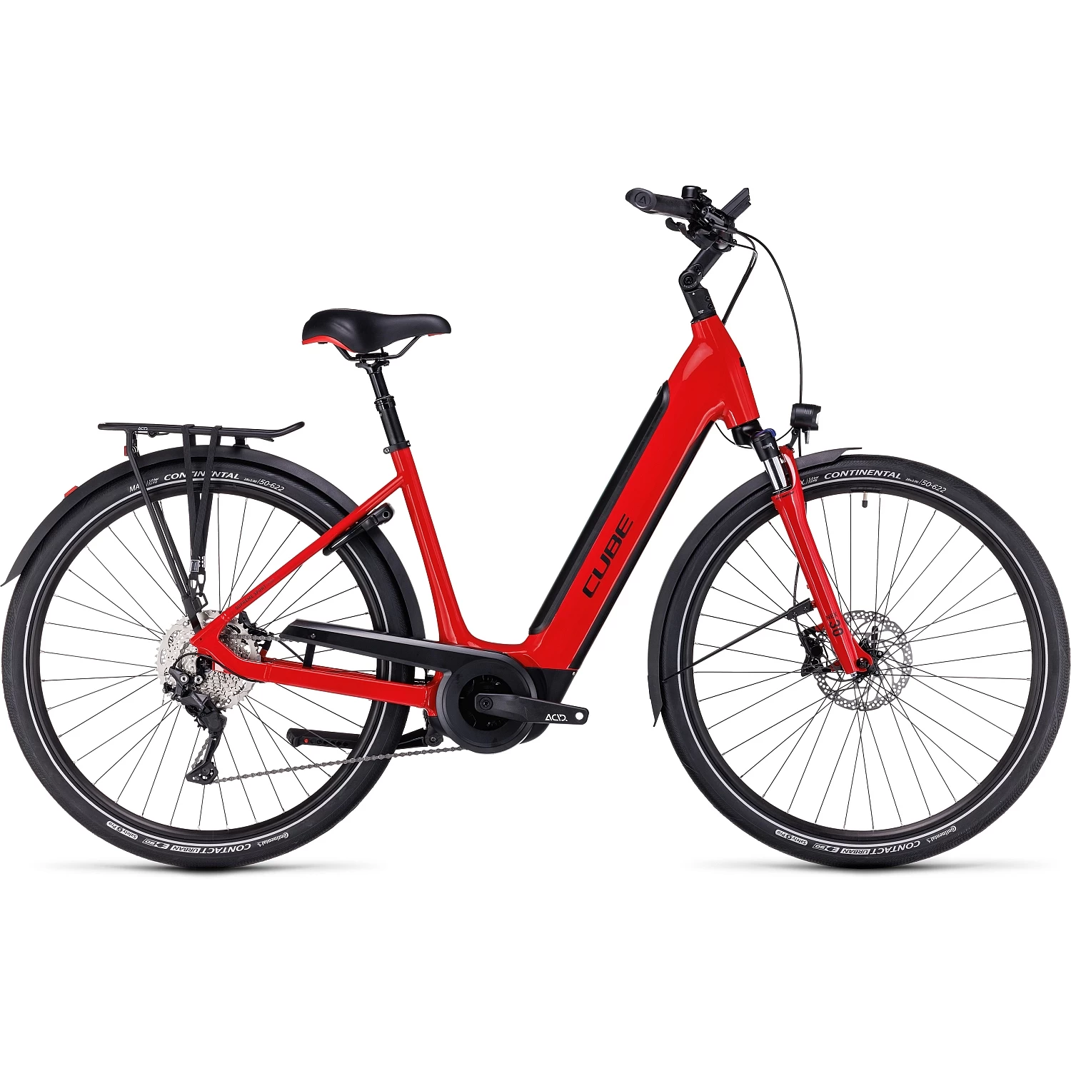 CUBE SUPREME SPORT HYBRID Pro 625 - Easy Entry Electric Bike - 2023 - Red / Black 3 CUBE SUPREME SPORT HYBRID Pro 625 - Easy Entry Electric Bike - 2023 - Red / Black