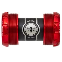 Chris-king Chris King ThreadFit T47-30x Bottom Bracket - T47-68/73-30 - Different Colors -Cycle Parts Shop t4730xred 985271