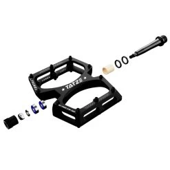 Tatze CONTACT CNC - MTB Flat Pedals - Large - Orange -Cycle Parts Shop tatze contact cnc large 5 1295765