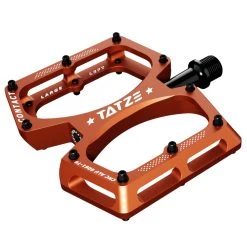 Tatze CONTACT CNC - MTB Flat Pedals - Large - Orange