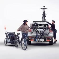 Thule Chariot Cross 2 - Bike Trailer For 2 Kids - Alaska -Cycle Parts Shop thule chariot cross 2 bike trailer for 2 kids alaska 15 1272572