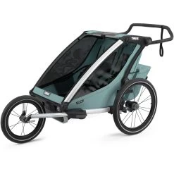 Thule Chariot Cross 2 - Bike Trailer For 2 Kids - Alaska -Cycle Parts Shop thule chariot cross 2 bike trailer for 2 kids alaska 4 959159