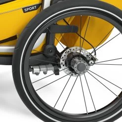 Thule Chariot Sport 2 - Bike Trailer For 2 Kids - Spectra Yellow -Cycle Parts Shop thule chariot sport 1 bike trailer for 1 kid spectra yellow 14 1281511