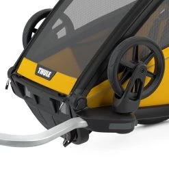 Thule Chariot Sport 2 - Bike Trailer For 2 Kids - Spectra Yellow -Cycle Parts Shop thule chariot sport 1 bike trailer for 1 kid spectra yellow 15 1281512