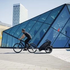 Thule Chariot Sport 2 - Bike Trailer For 2 Kids - Spectra Yellow -Cycle Parts Shop thule chariot sport 2 bike trailer for 2 kids midnight black 16 1284094