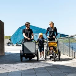 Thule Chariot Sport 2 - Bike Trailer For 2 Kids - Spectra Yellow -Cycle Parts Shop thule chariot sport 2 bike trailer for 2 kids midnight black 19 1284097