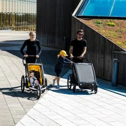 Thule Chariot Sport 2 - Bike Trailer For 2 Kids - Spectra Yellow -Cycle Parts Shop thule chariot sport 2 bike trailer for 2 kids midnight black 20 1284098