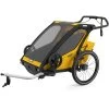 Thule Chariot Sport 2 - Bike Trailer For 2 Kids - Spectra Yellow