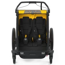 Thule Chariot Sport 2 - Bike Trailer For 2 Kids - Spectra Yellow -Cycle Parts Shop thule chariot sport 2 bike trailer for 2 kids spectra yellow 10 1284164
