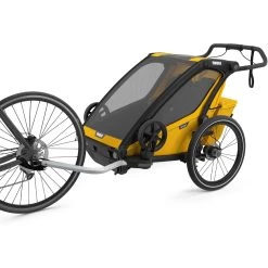 Thule Chariot Sport 2 - Bike Trailer For 2 Kids - Spectra Yellow -Cycle Parts Shop thule chariot sport 2 bike trailer for 2 kids spectra yellow 2 956733