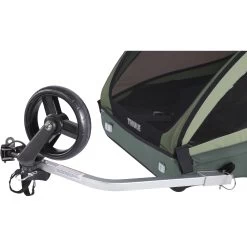 Thule Coaster XT Bike Trailer For 1-2 Kids - Bicycle + Stroller Kit - Basil Green 11 Thule Coaster XT Bike Trailer For 1-2 Kids - Bicycle + Stroller Kit - Basil Green -Cycle Parts Shop thule coaster xt bike trailer basil mallard green 2 1156158