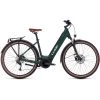 CUBE TOURING HYBRID ONE 500 - Easy Entry Electric Touring Bike - 2023 - Darkgreen / Green -Cycle Parts Shop touring hybrid one easy entry darkgreen green 1388138