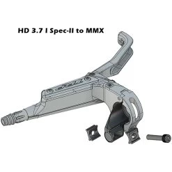 TRP HD 3.7 MTB Shifter Adapter - I-Spec II / MatchMaker - Left -Cycle Parts Shop trp mtachmaker adapterkit for ispecii black detail 1227600 1