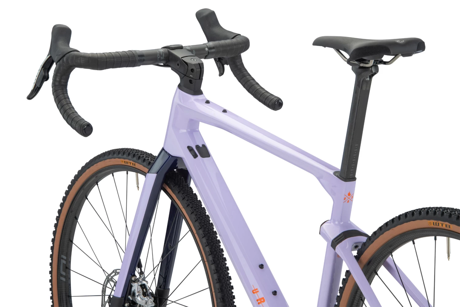 BMC URS 01 ONE - Carbon Gravel Bike - 2023 - Lavender Haze / Orange 14 BMC URS 01 ONE - Carbon Gravel Bike - 2023 - Lavender Haze / Orange - Image 12
