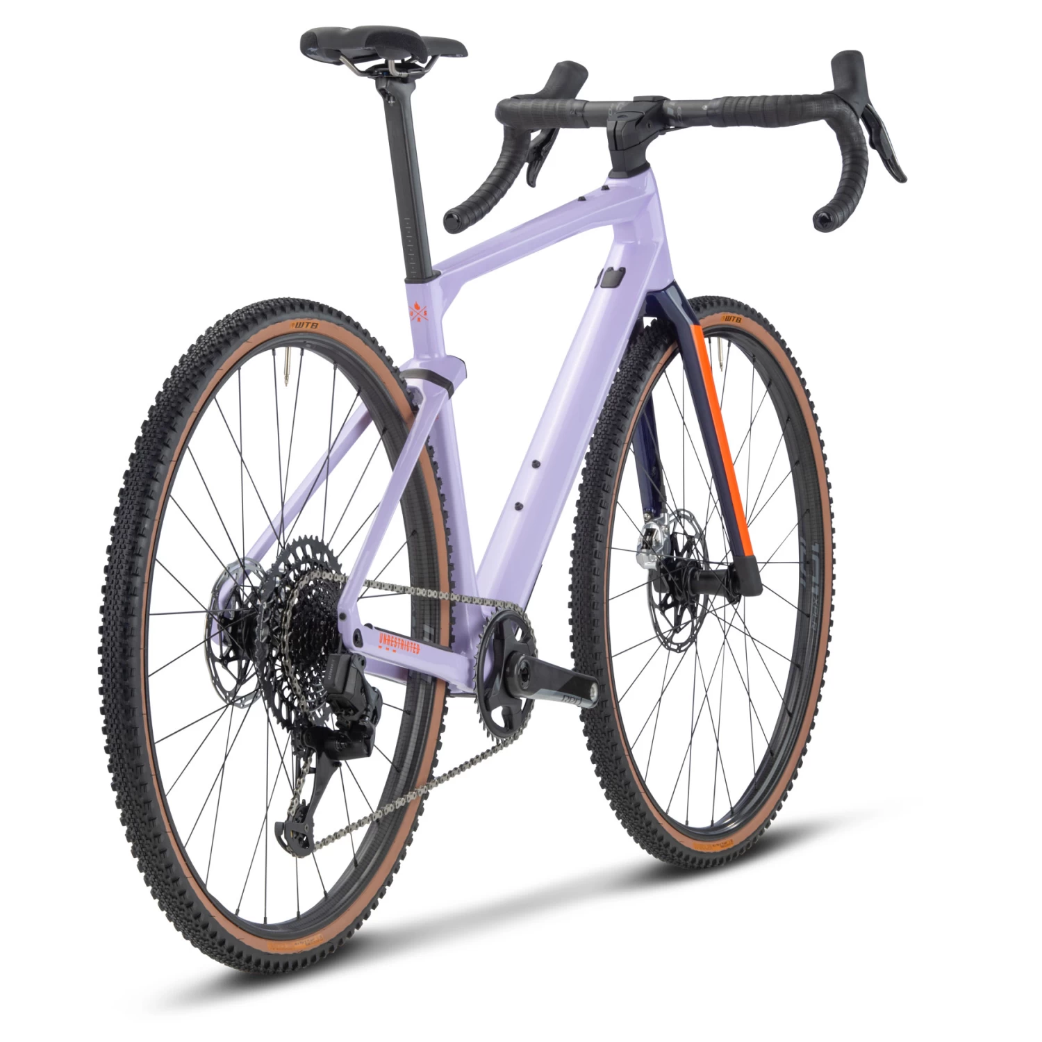 BMC URS 01 ONE - Carbon Gravel Bike - 2023 - Lavender Haze / Orange 6 BMC URS 01 ONE - Carbon Gravel Bike - 2023 - Lavender Haze / Orange - Image 4