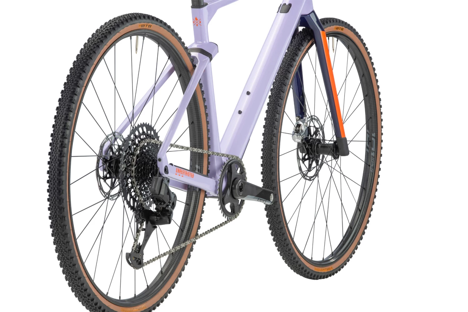 BMC URS 01 ONE - Carbon Gravel Bike - 2023 - Lavender Haze / Orange 10 BMC URS 01 ONE - Carbon Gravel Bike - 2023 - Lavender Haze / Orange - Image 8
