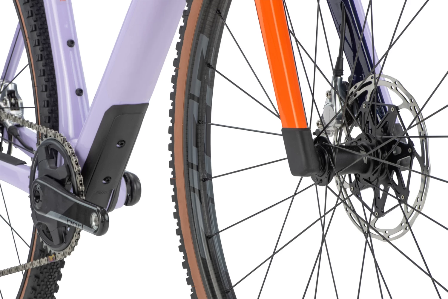 BMC URS 01 ONE - Carbon Gravel Bike - 2023 - Lavender Haze / Orange 13 BMC URS 01 ONE - Carbon Gravel Bike - 2023 - Lavender Haze / Orange - Image 11