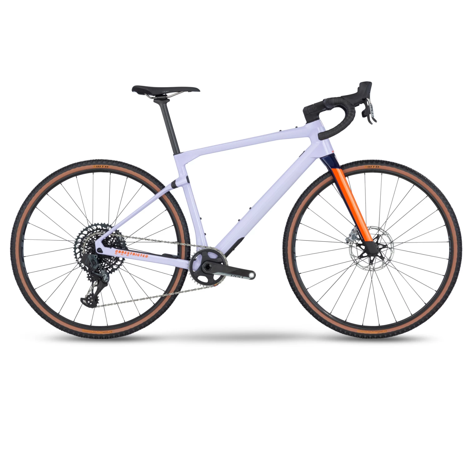 BMC URS 01 ONE - Carbon Gravel Bike - 2023 - Lavender Haze / Orange 3 BMC URS 01 ONE - Carbon Gravel Bike - 2023 - Lavender Haze / Orange