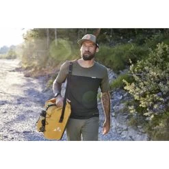 Vaude Proof Back TR Single Bike Pannier Rear - 24L - Burnt Yellow -Cycle Parts Shop vaude proof back tr single bike pannier rear 24l 1 1546882