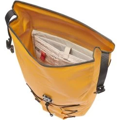 Vaude Proof Back TR Single Bike Pannier Rear - 24L - Burnt Yellow -Cycle Parts Shop vaude proof back tr single bike pannier rear burnt yellow 5 1362571
