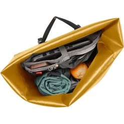 Vaude Proof Back TR Single Bike Pannier Rear - 24L - Burnt Yellow -Cycle Parts Shop vaude proof back tr single bike pannier rear burnt yellow 8 1362566