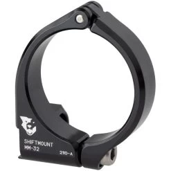 Wolf-tooth Wolf Tooth ShiftMount Clamp For Mounting SRAM MatchMaker Shifter To Dropper Handlebar - 31.8 Mm - Black